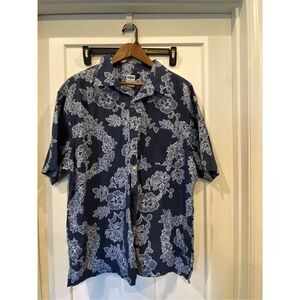Old Navy blue Hawaiian shirt